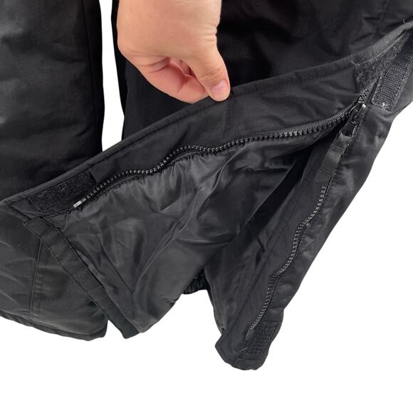 Slalom Men’s Nylon Performance Water Resistant Winter Ski Snow Pants Black XL - Picture 4 of 10